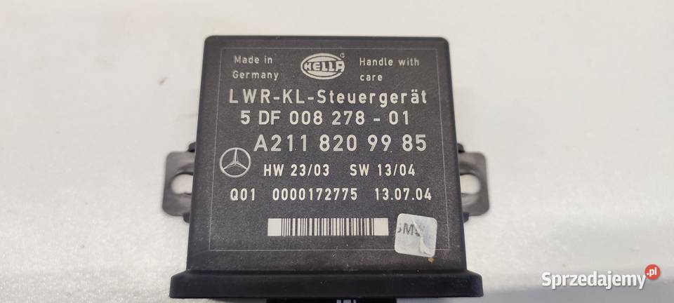 MERCEDES W211 MODUŁ ŚWIATEŁ A2118209985 sprzedam
