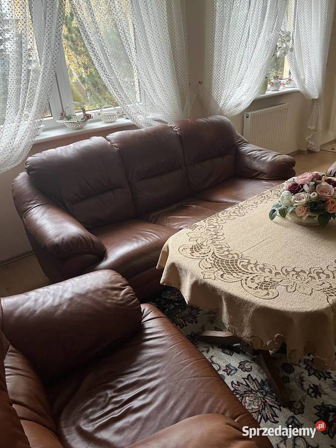 Komplet wypoczynkowy Sara 311 skóra naturalna wielkopolskie Kalisz