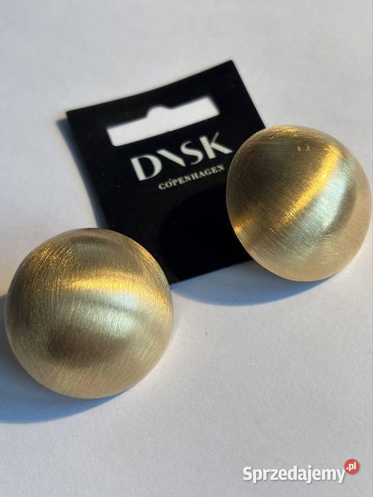 Kolczyki Danks pozłacane Bydgoszcz