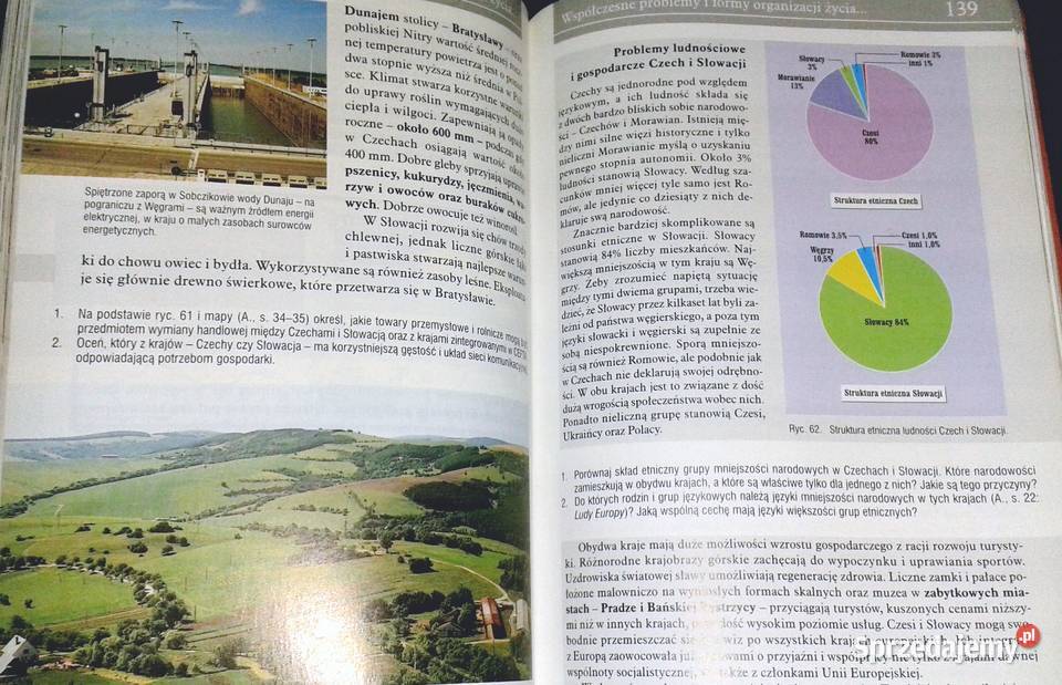 Geografia na naszym lądzie kl 2 gimnazjum Rok wydania 2001 Chełm