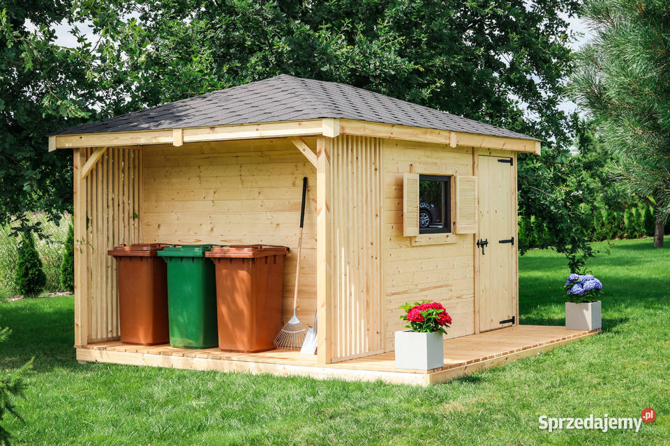 Domek narzędziowy 3x3 Drewutnia Altana Delicato Łódź