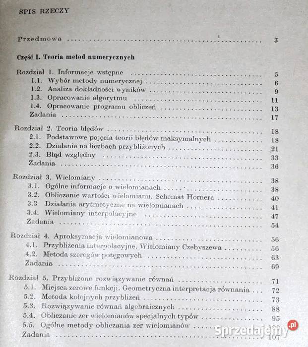 Metody numeryczne i programowanie Roman Zuber lubelskie Chełm sprzedam