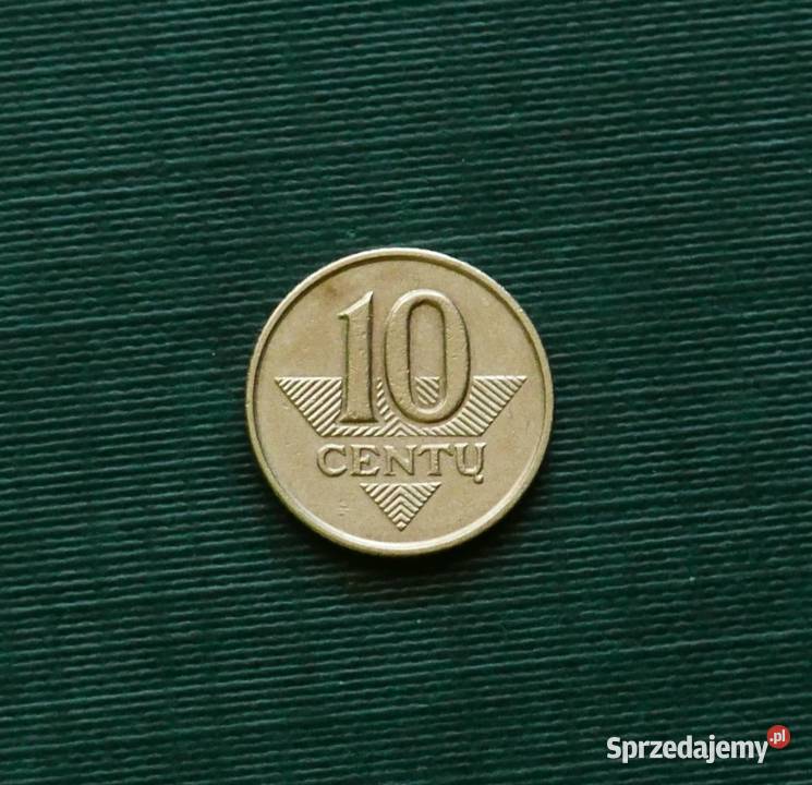Litwa 10 centów 1991r Numizmatyka Gliwice