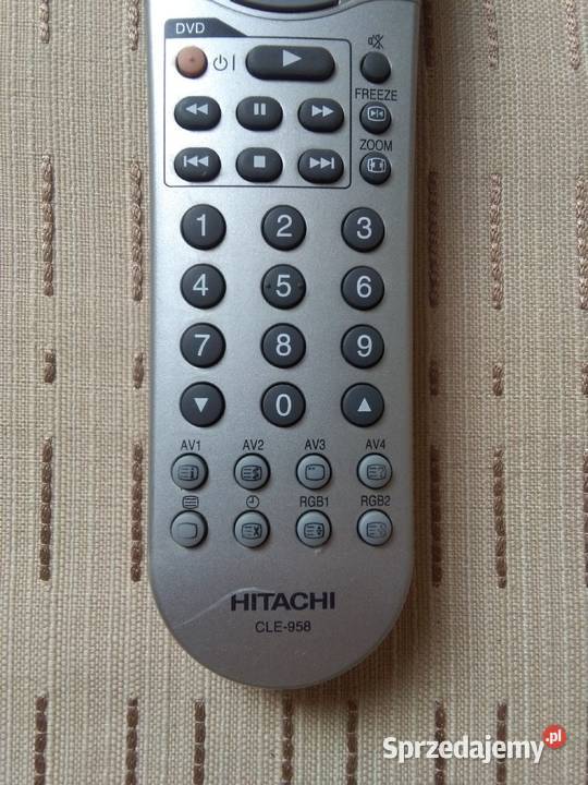 Oryginalny pilot Hitachi CLE958 TVDVD Opole