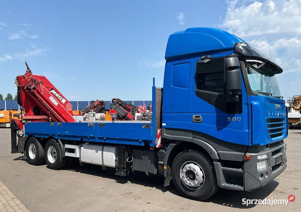 Budowlany 6x4 z dzwigiem Manual Iveco Rok produkcji 2015 Warszawa