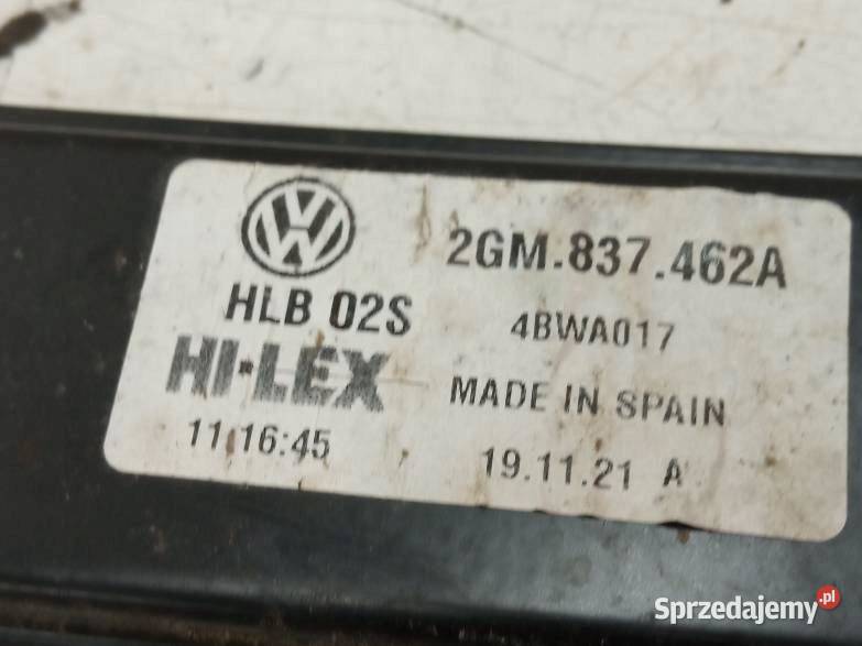 MECHANIZM SZYBY PRAWY PRZÓD 2GM837462A