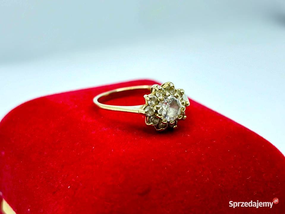 Złoty Pierścionek pr 585 236g R15