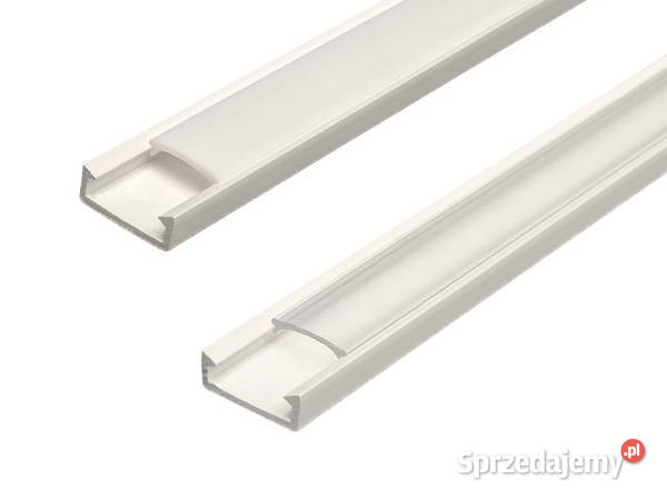 NOWY profil LED biały PCV 16x7mm długość 2m i 47