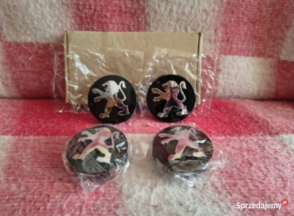 4 NOWE Dekielki kapsle Peugeot dekielek 60mm Krotoszyn