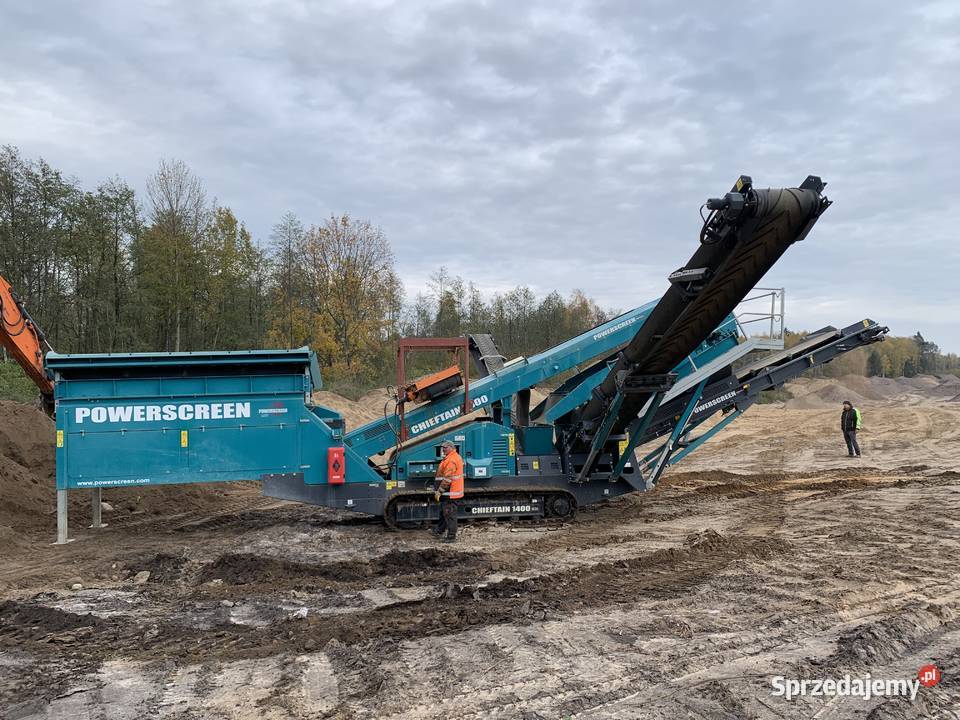 Przesiewacz sortownik Powerscreen Chieftain 1400 Trachy