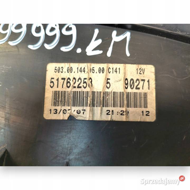 LICZNIK ZEGARY 51762258 Fiat Doblo I Lift 13 19 Chełm