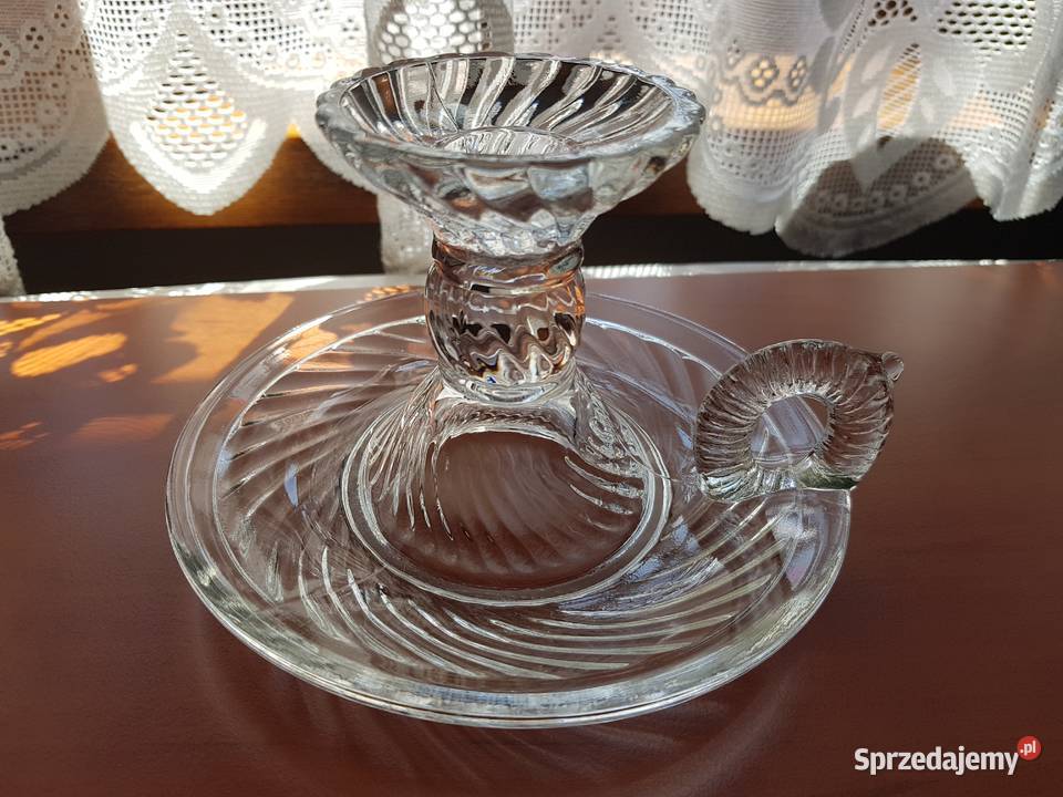 Kaganek Spirelli Ząbkowice szkło PRL śląskie Dąbrowa Górnicza