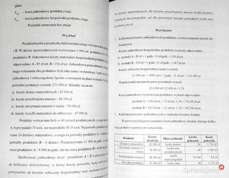 Podstawy rachunkowości zarządczej i controllingu