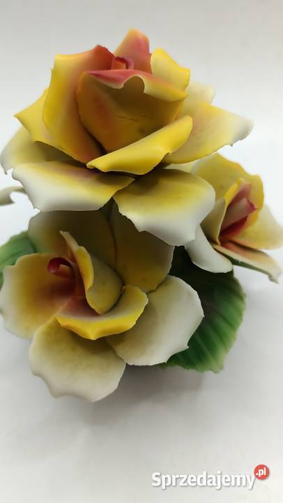 Porcelana dekoracja posy kwiaty róże Italy Zamość