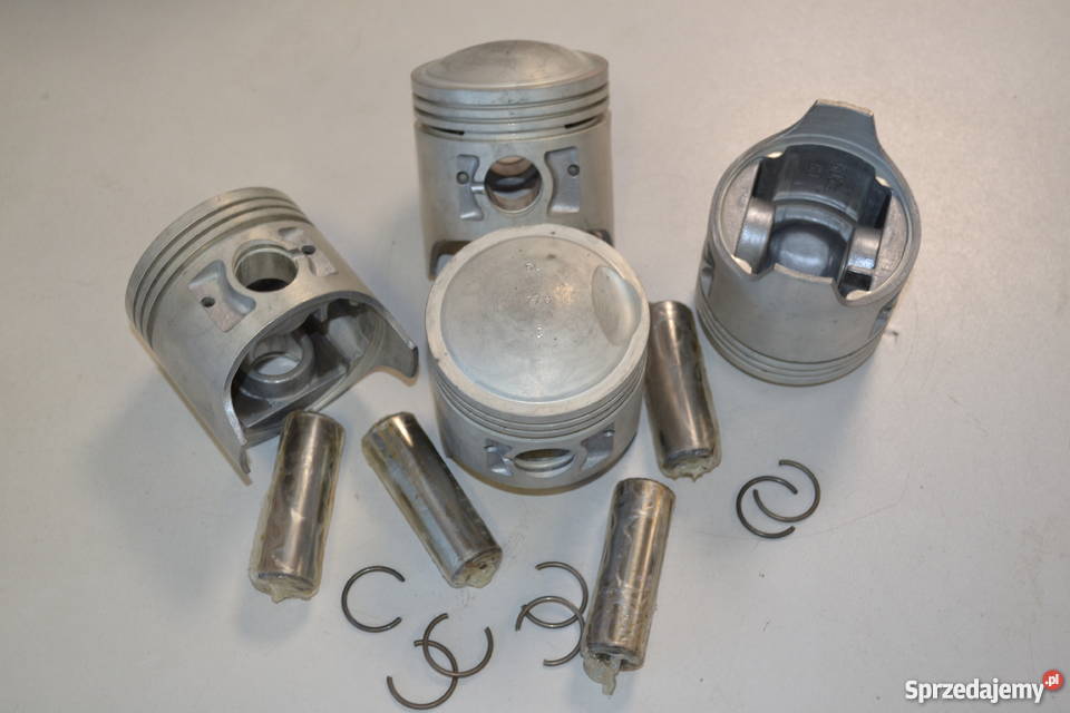 Listwa ozdobne drzwi Fiat 125p FSO kpl Wiśniowa