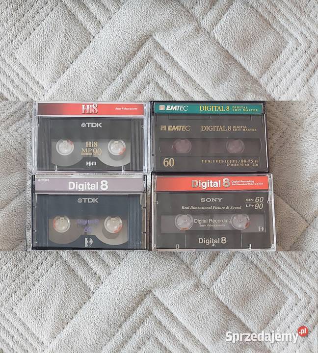 Kasety Digital 8 Video Hi8 śląskie Tychy