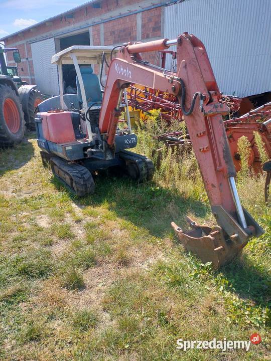 Minikoparka Kubota Koparko ładowarka JCB Hymac małopolskie Książ Wielki