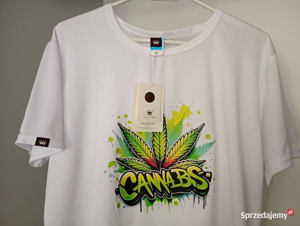 Tshirt koszula wzory cannabis marihuana konopie dolnośląskie Wrocław