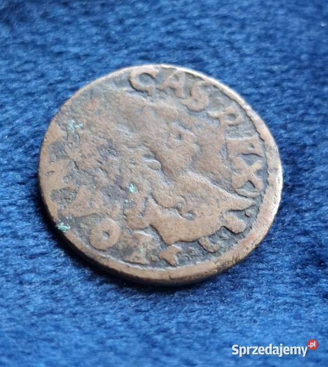 Szeląg litewski Jan II Kazimierz Waza Wilno 1665 Wejherowo