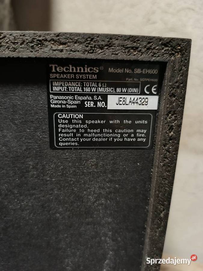 Wieża Technics eh500 komplet z pilotem Wieże i miniwieże wielkopolskie Kępno sprzedam