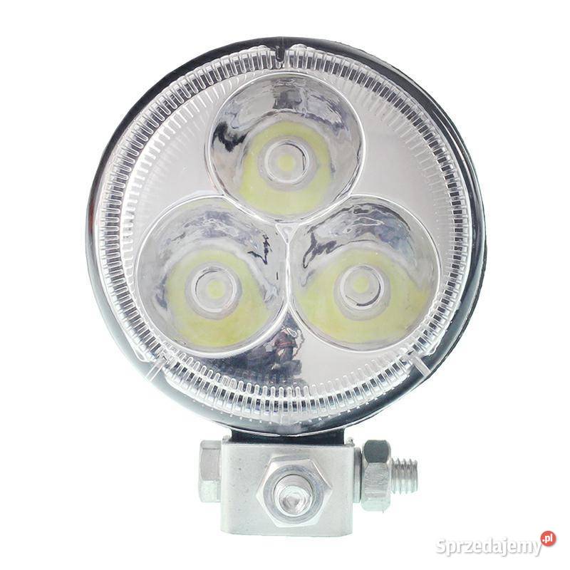 LAMPA ROBOCZA LEDOWA OKRĄGŁA 3 LED SOCZEWKA Lampy robocze sprzedam