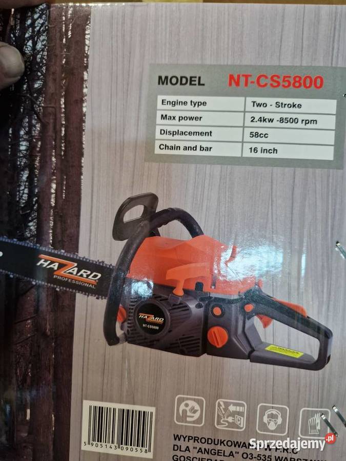 PIŁA SPALINOWA PILARKA Hazard ŁAŃCUCHOWA 33