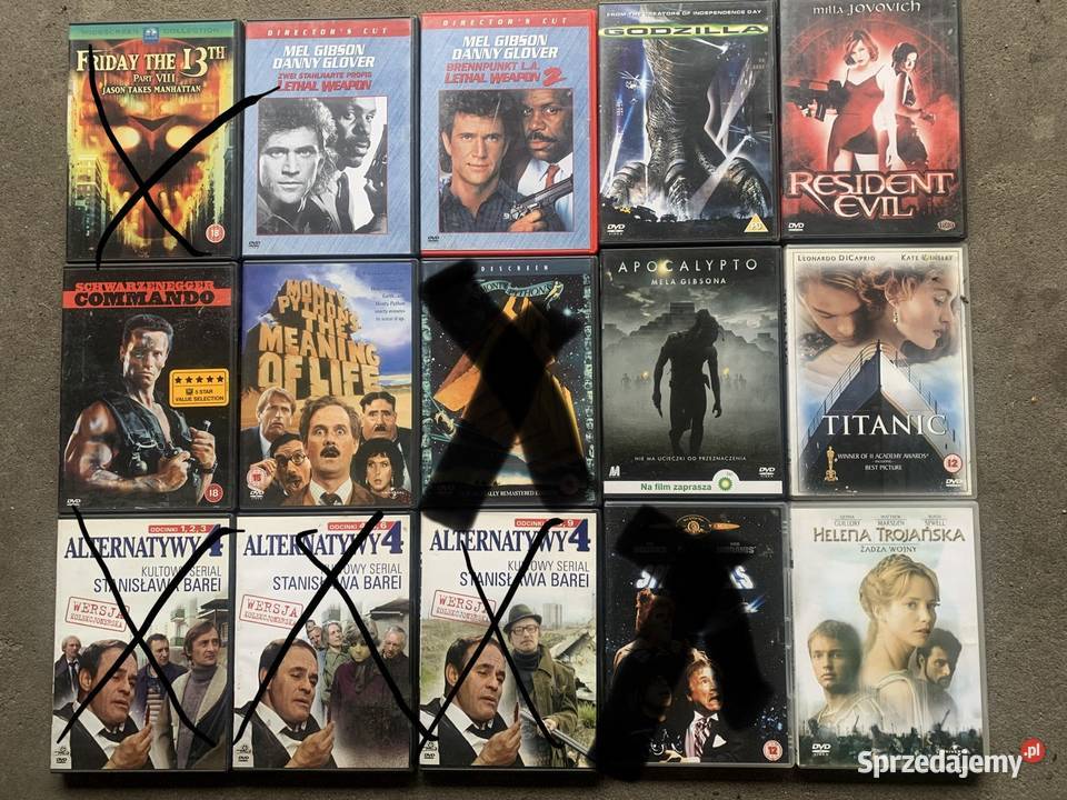 Plyty DVD z filmami z lat 90 tych i nowsze Wrocław