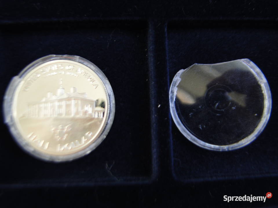 Srebrna moneta Half Dollar USA George Washington Warszawa