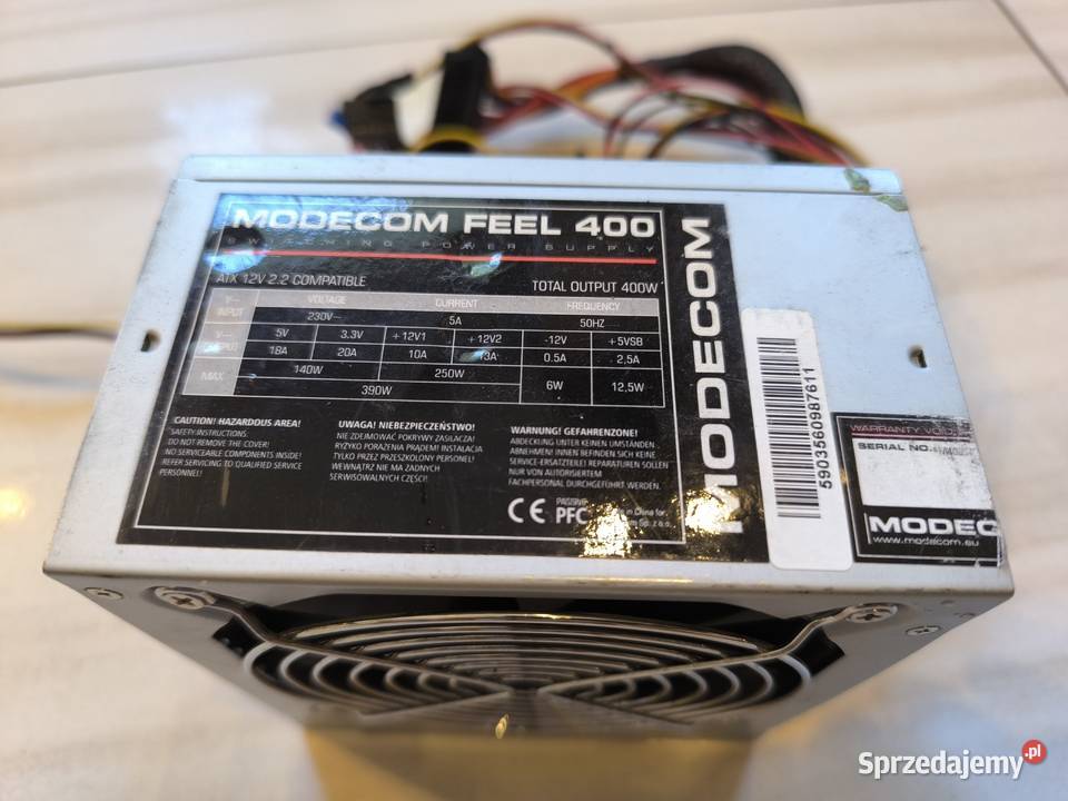 Zasilacz komputerowy 400W Słupsk