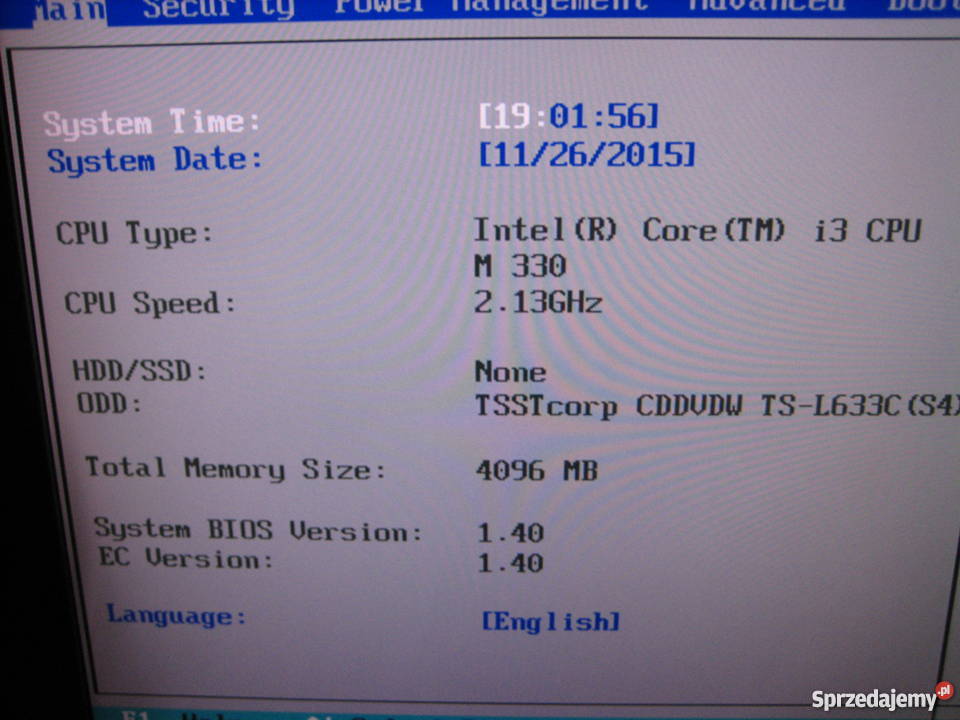Toshiba Satellite C650 i3330M 4Gb Sata 156 WIN7 Bydgoszcz