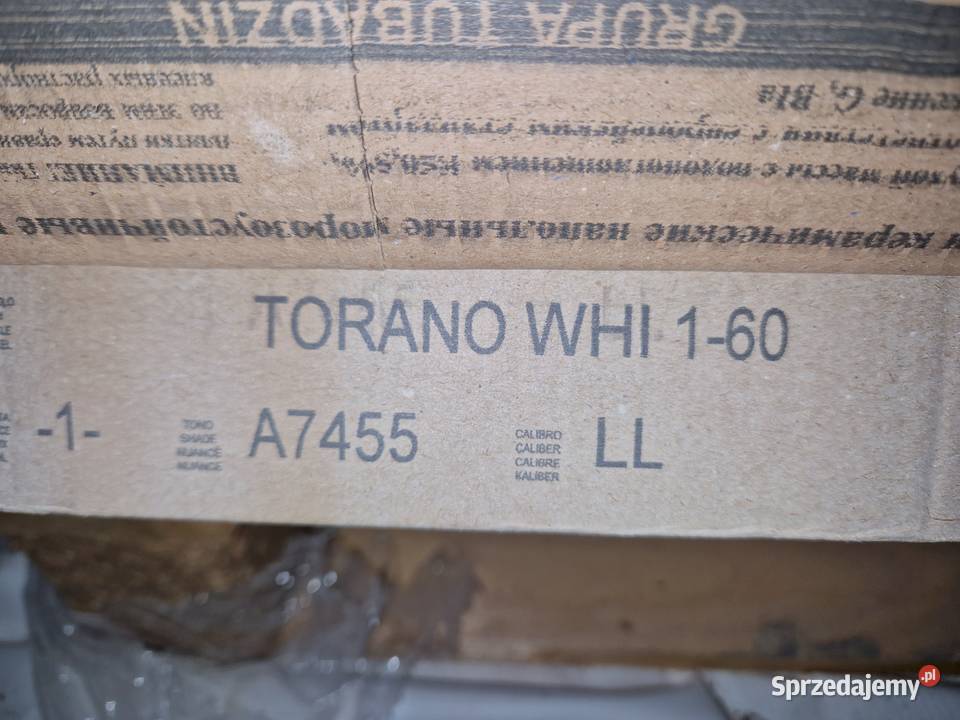 Płytki Torano white LAP 598x598 GATI 5 kartonów Ełk