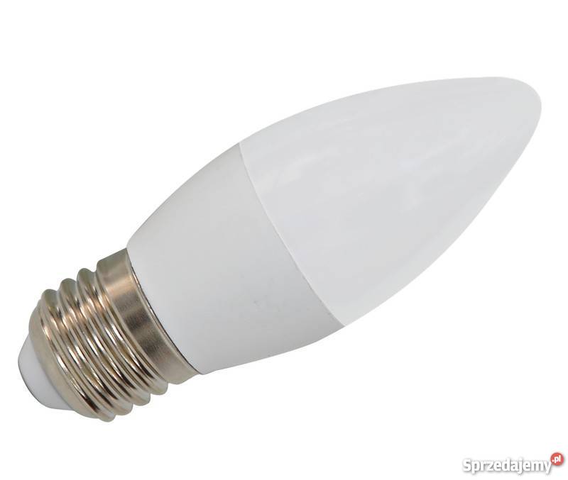 50W żarówka ledowa 7W świeca SMD LED E27 b śląskie Siemianowice Śląskie