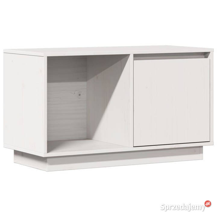 Szafka pod telewizor biała 74x35x44 lite drewno mazowieckie Warszawa