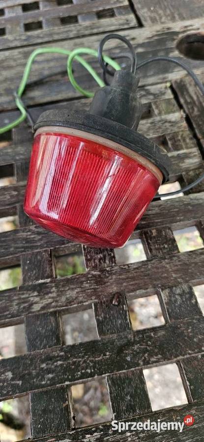 Nowa z PRL uSygnatury oryginalna lampa tylna Gorzów Wielkopolski