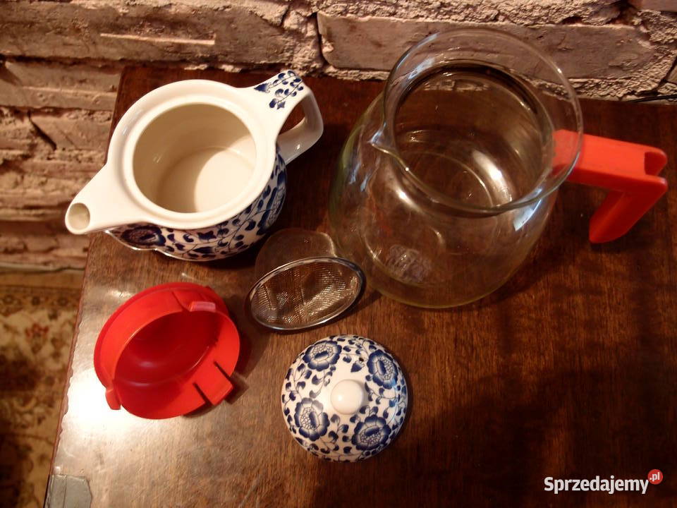 Okres PRL Dzbanek czajniczek do herbaty łódzkie Łódź sprzedam