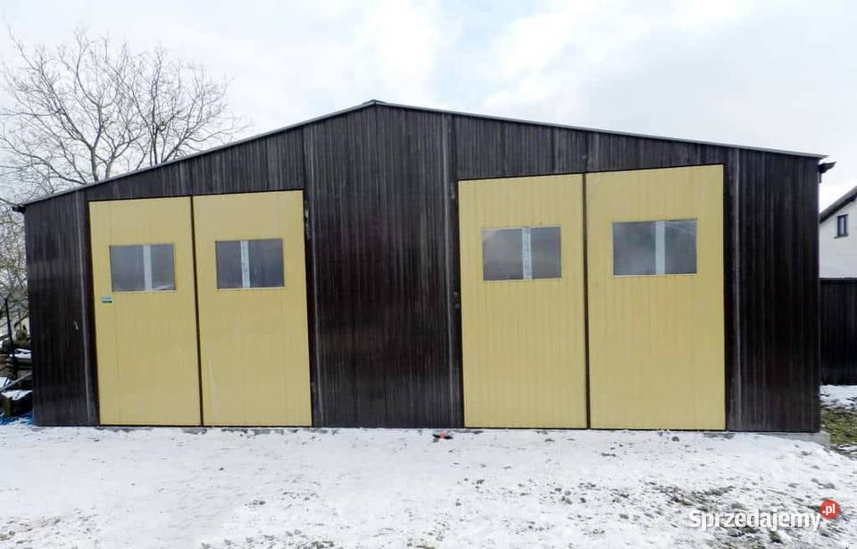 Blaszana montowana hala 108 m Kraków sprzedam