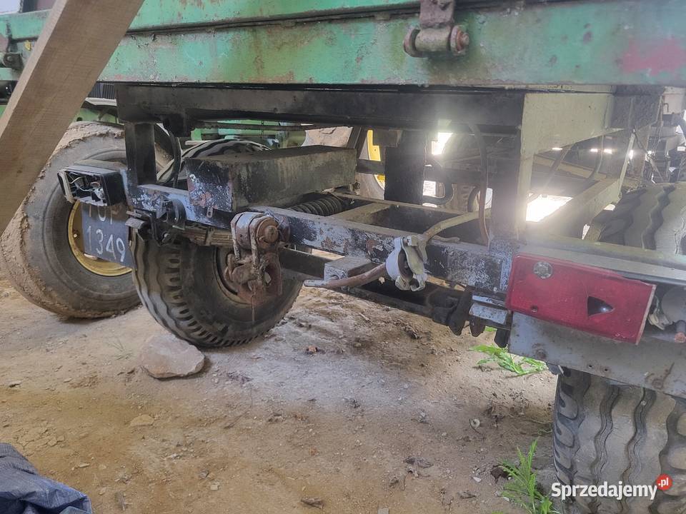 Przyczepa rolnicza wywrotka 2x tłokowa d46 Przyczepy rolnicze Wąbrzeźno