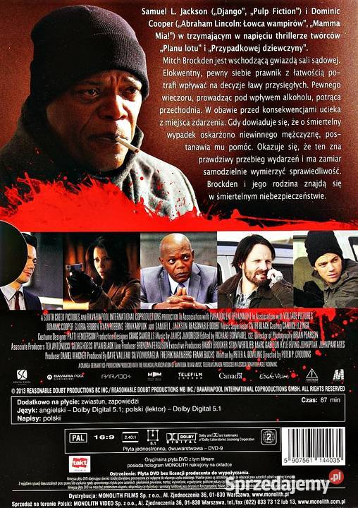 UNIEWINNIONY SAMUEL L JACKSON 1 płyta wielkopolskie Kalisz