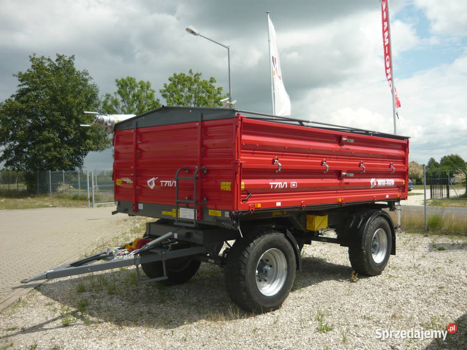 Przyczepa rolnicza MetalFach T7111 8 ton Piotrków Trybunalski