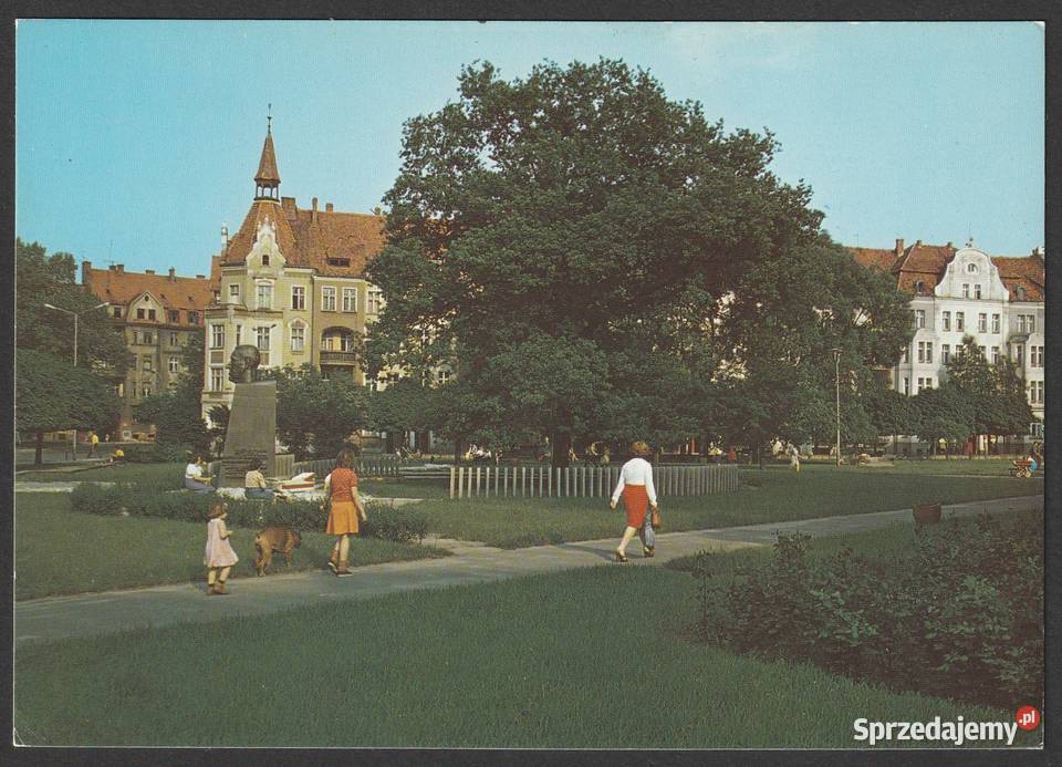 LEGNICA PLAC PRZYJAŹNI ROKOSSOWSKI 1985 BEZ Pocztówki i karty telefoniczne Łódź