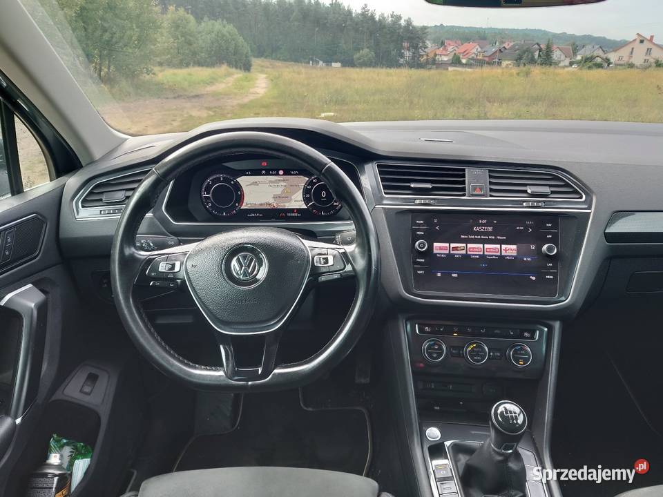 Tiguan wirtualne zegary masaże bezkluczykowy pomorskie Kartuzy