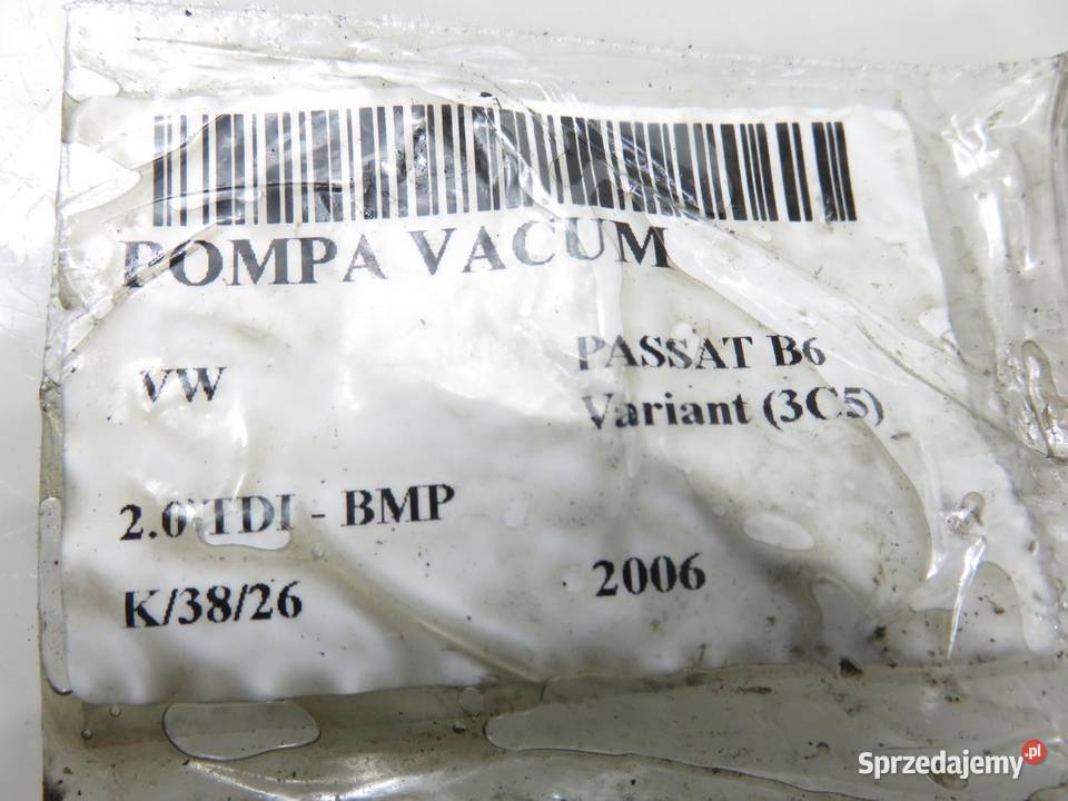 POMPA VACUM VW PASSAT B6 20 TDI 038145209N