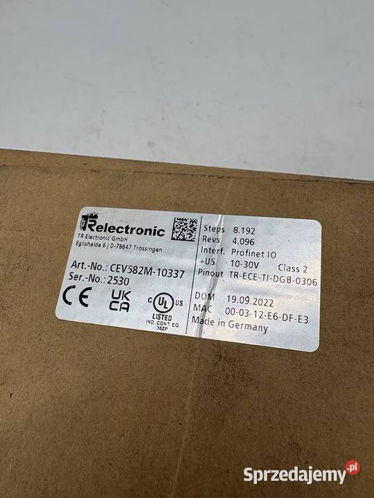 TR Electronic CEV582M10337 Encoder Pozostałe Warszawa