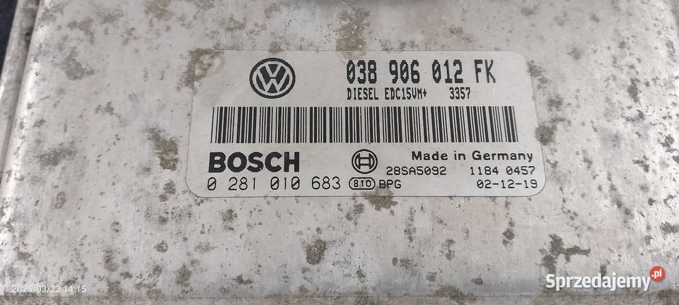 Sterownik silnika Seat Leon 1 19 TDI ASV