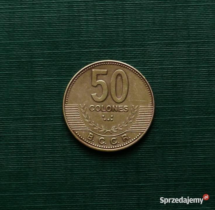 KOSTARYKA 50 colonów 2007r Gliwice