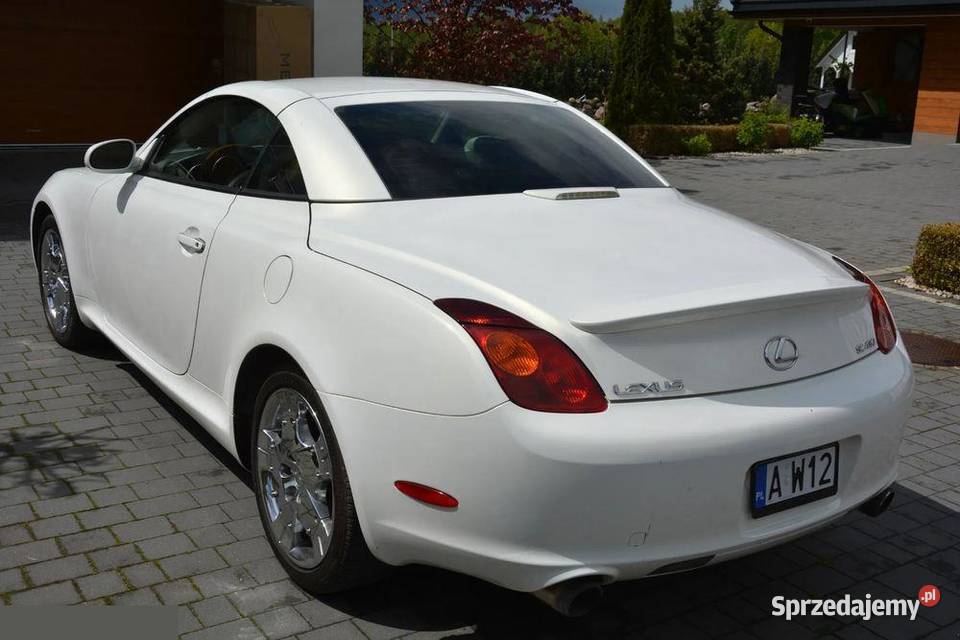 Lexus SC 43 benzyna 285 2002r Rok produkcji 2002 SC Mińsk Mazowiecki