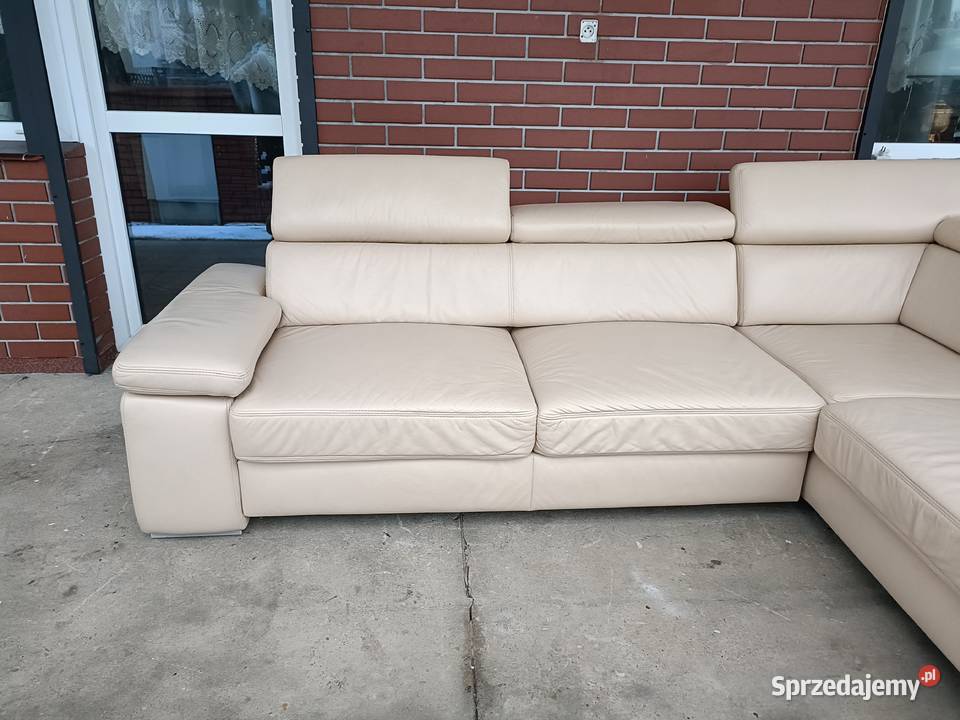 Sprzedam narożnik ze skóry wielkopolskie Konin sprzedam