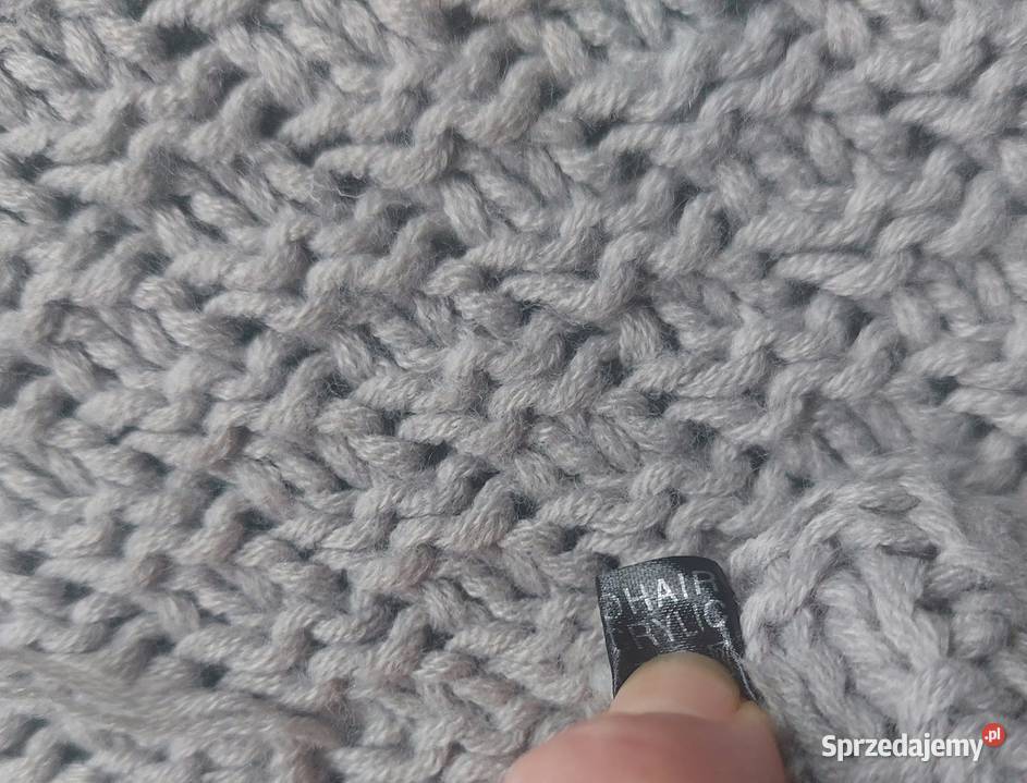 Ponczo z golfem lubelskie Józefów Roztoczański