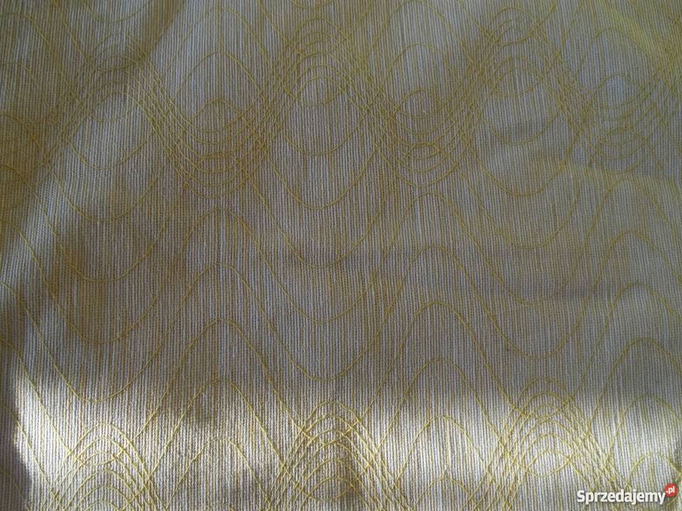 Zasłony 2 szale szer293xdł240 pastelowe żółte Łódź