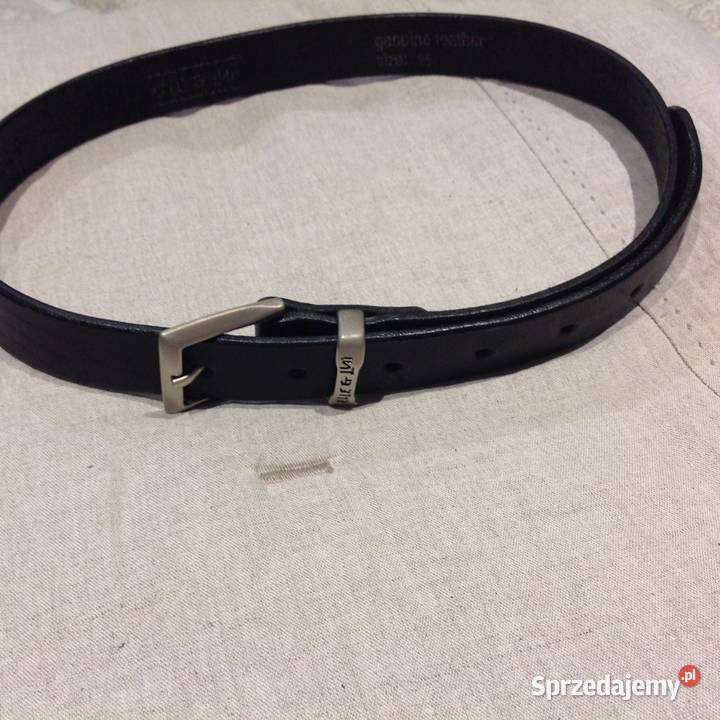 Pasek Czarny Skórzany XXS XS skóra naturalna sprzedam